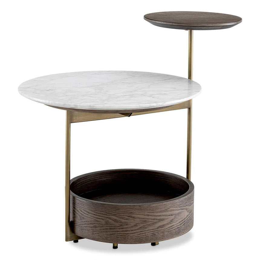 Faye marble side table