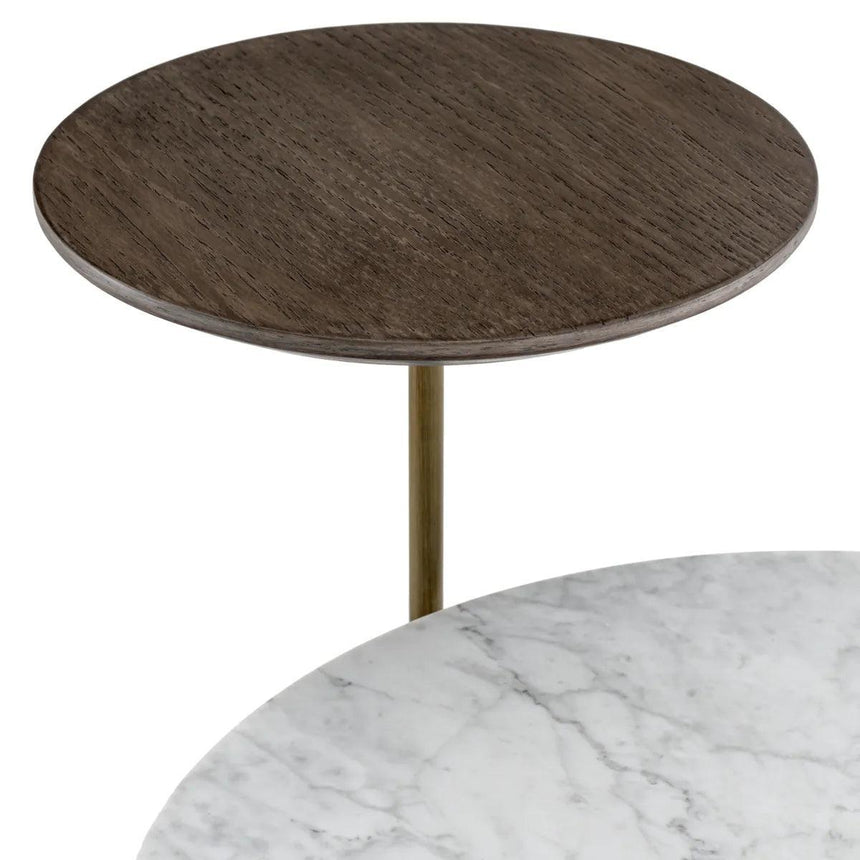 Faye marble side table