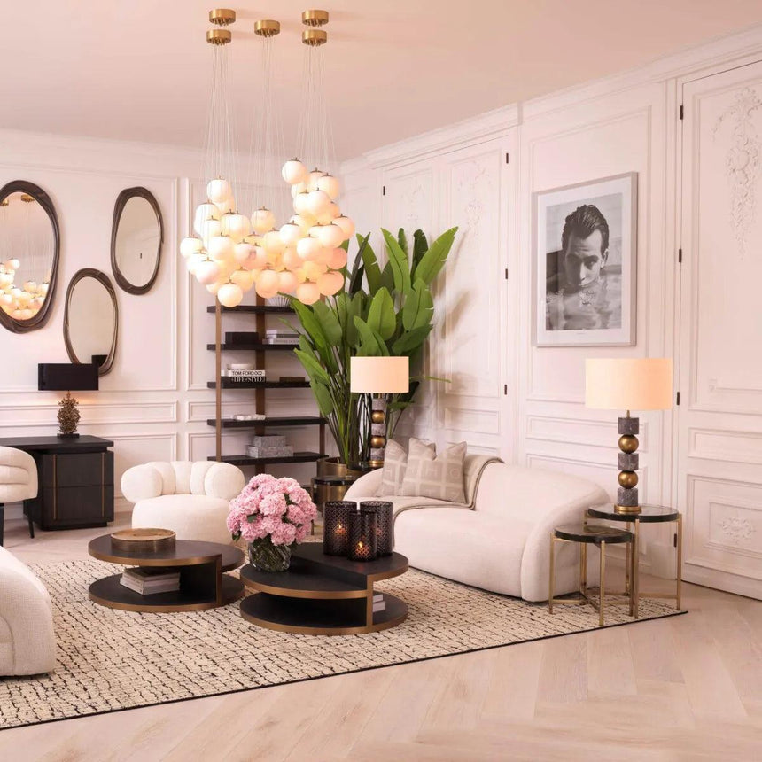 Levy marble table lamp