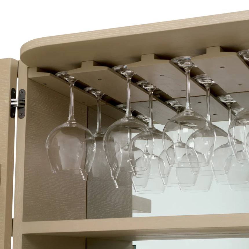 Cabana wooden bar cabinet