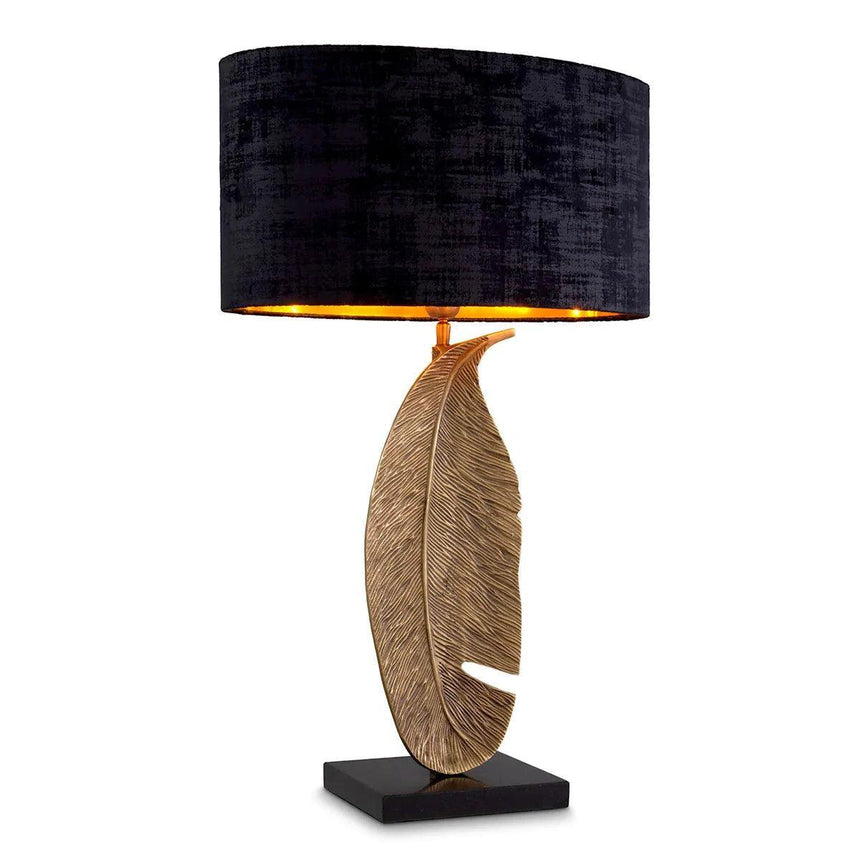 Foglia metal table lamp
