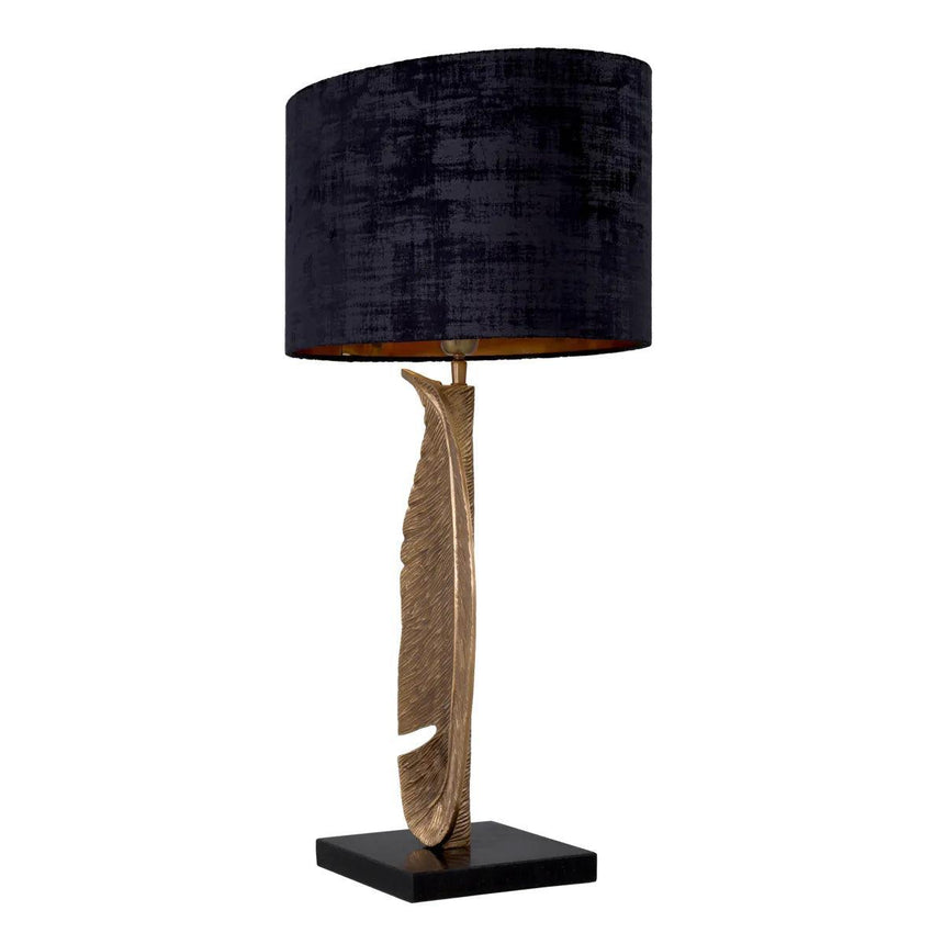 Foglia metal table lamp