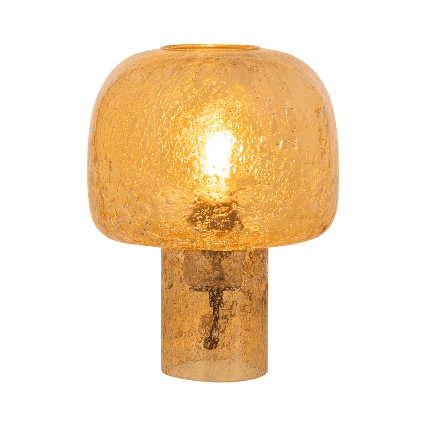 Mushroom glass table lamp