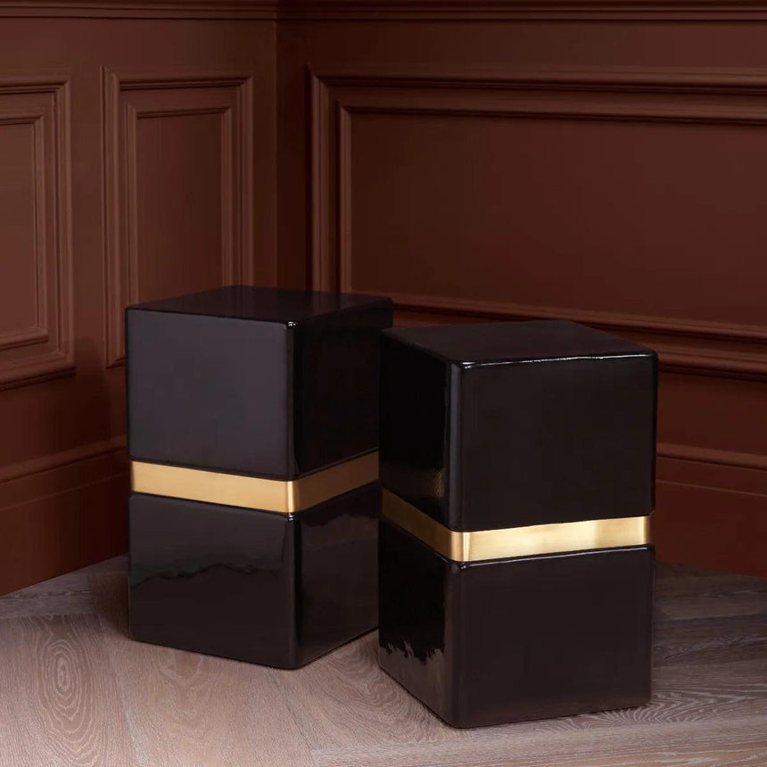 Arturo glass side table