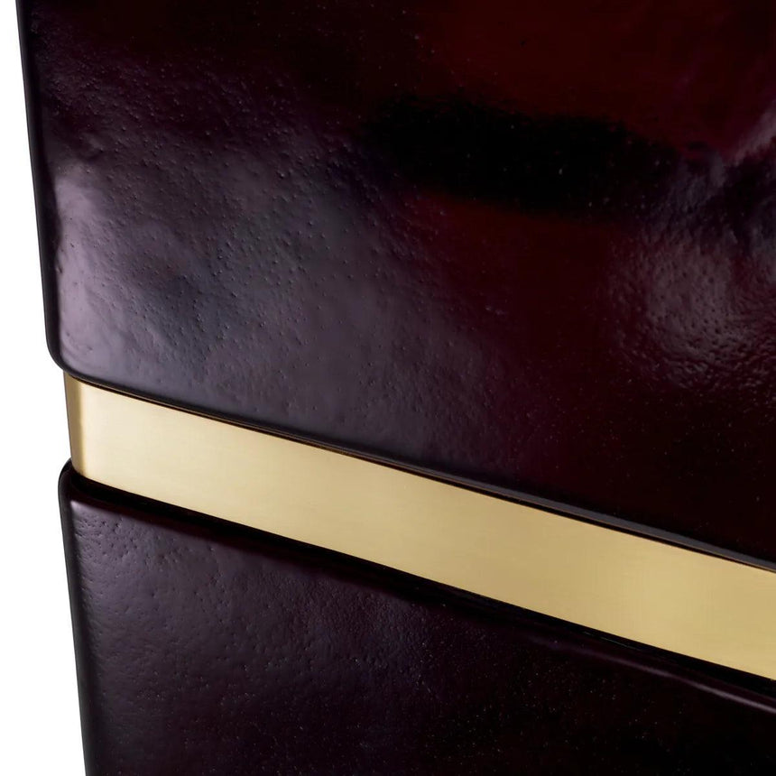 Arturo glass side table