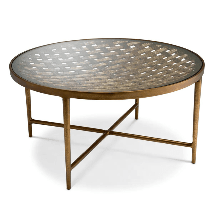 Sorrento glass coffee table