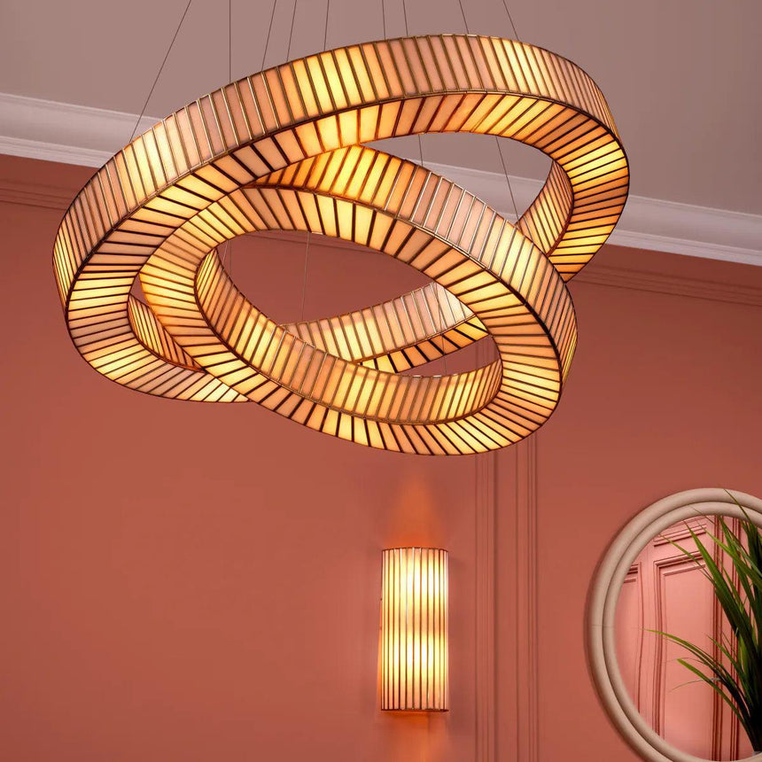 Monari glass chandelier