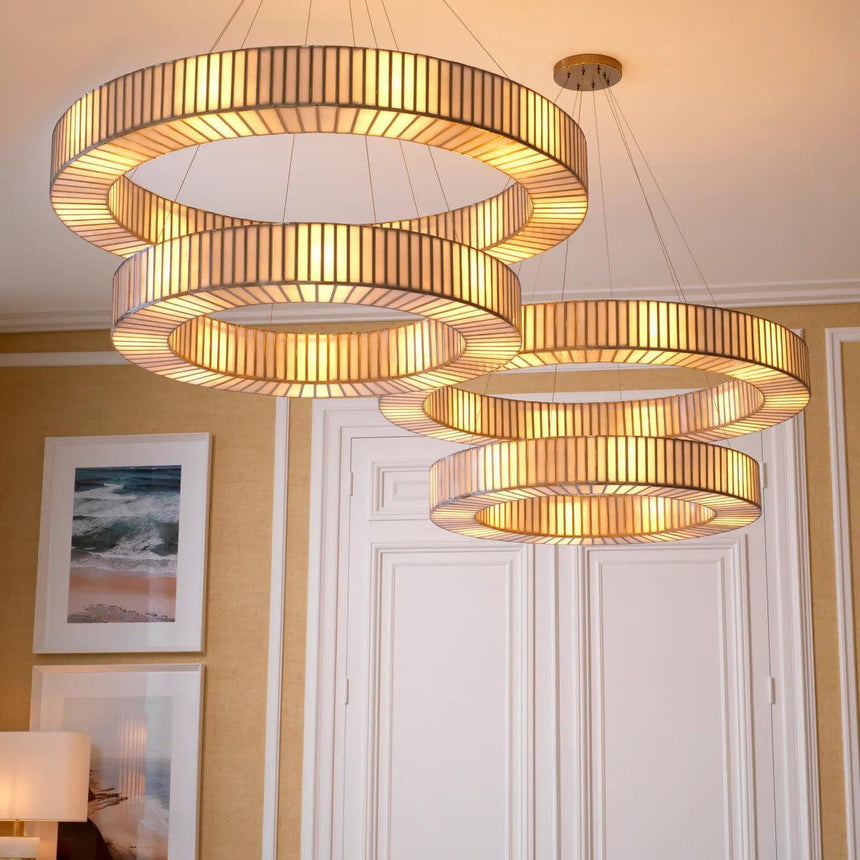 Monari glass chandelier