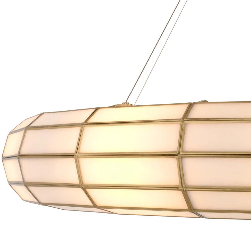 Ronco glass chandelier