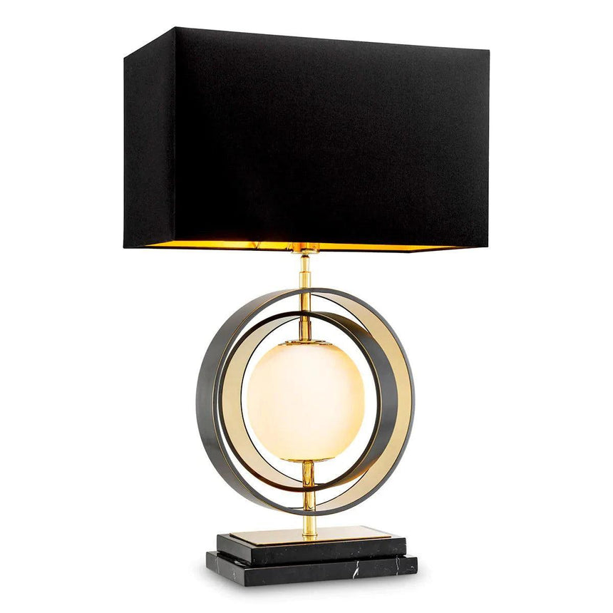 Pearl metal table lamp