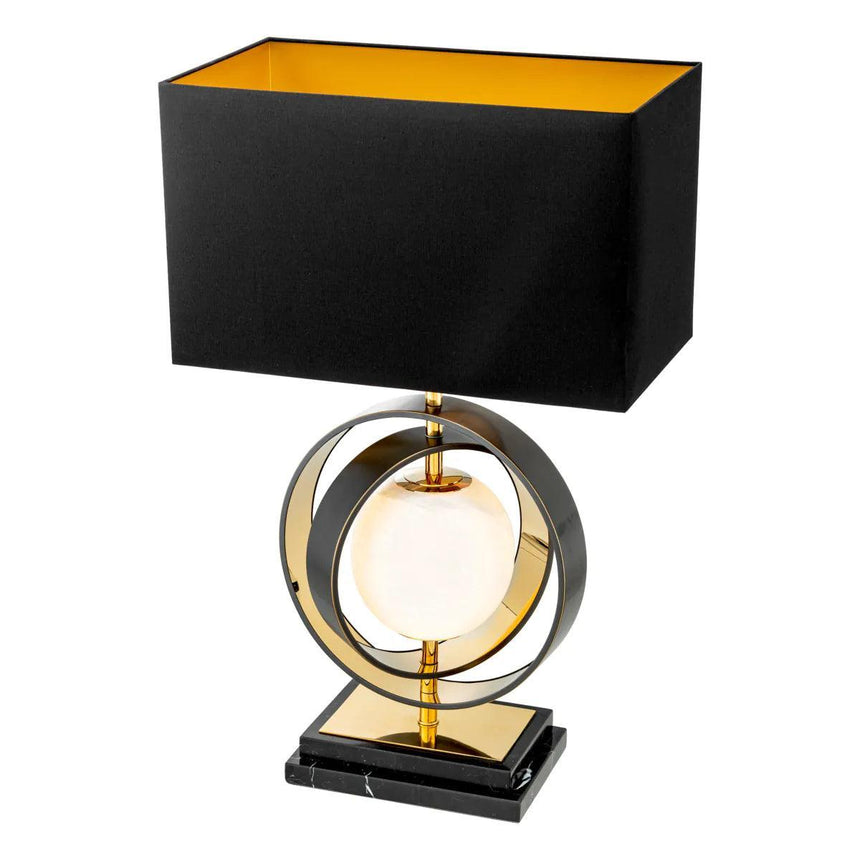 Pearl metal table lamp