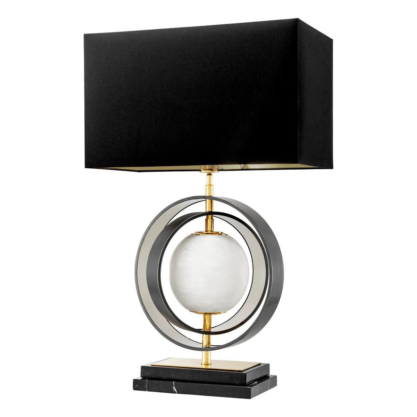 Pearl metal table lamp