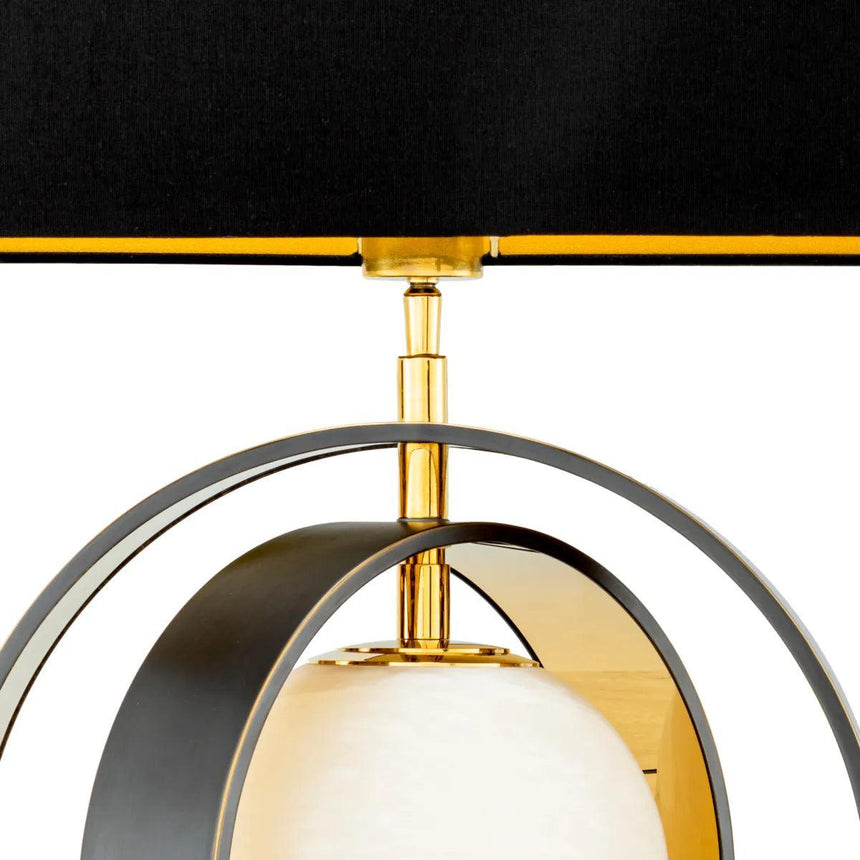 Pearl metal table lamp