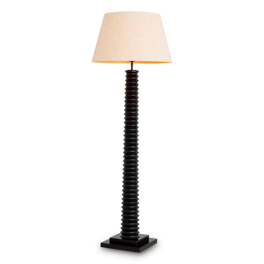 Callao wooden floor lamp