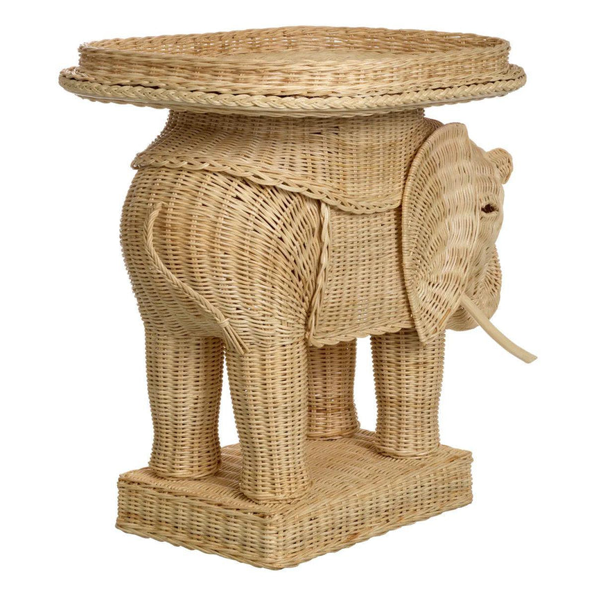 Elephant rattan lerakóasztal