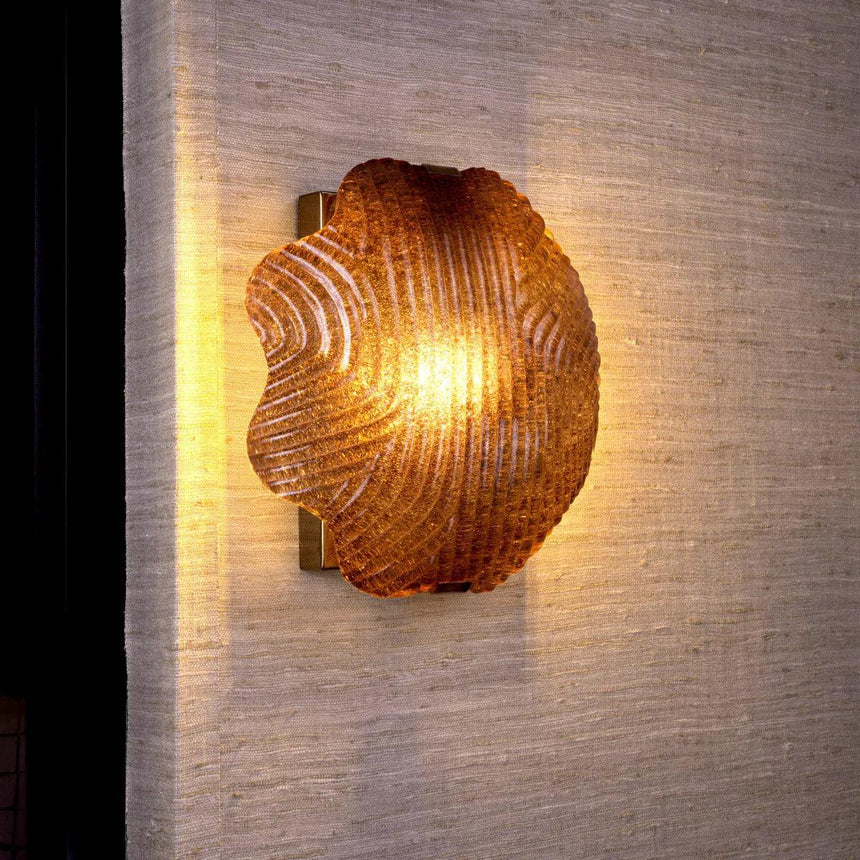 Nuria glass wall lamp