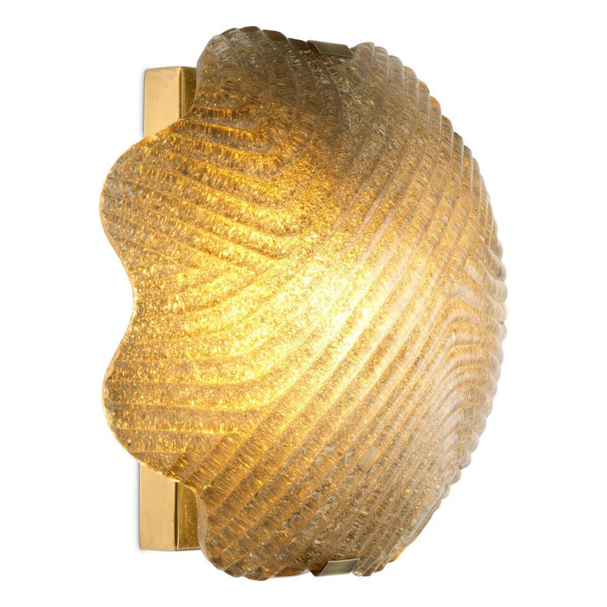 Nuria glass wall lamp