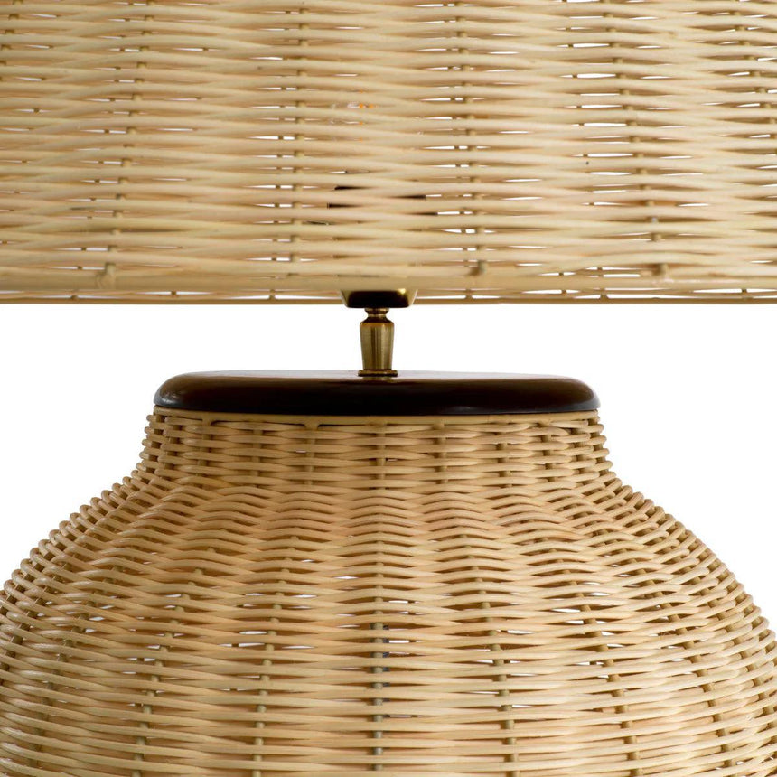 Dupoint rattan table lamp