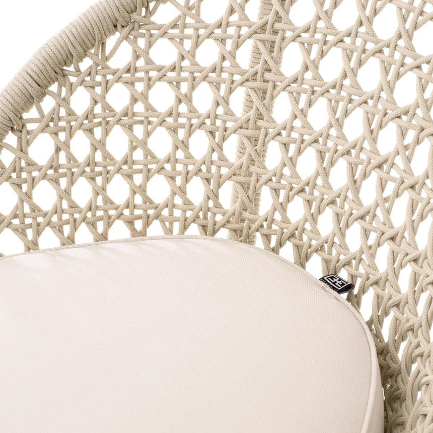 Trinity fabric garden bar stool low