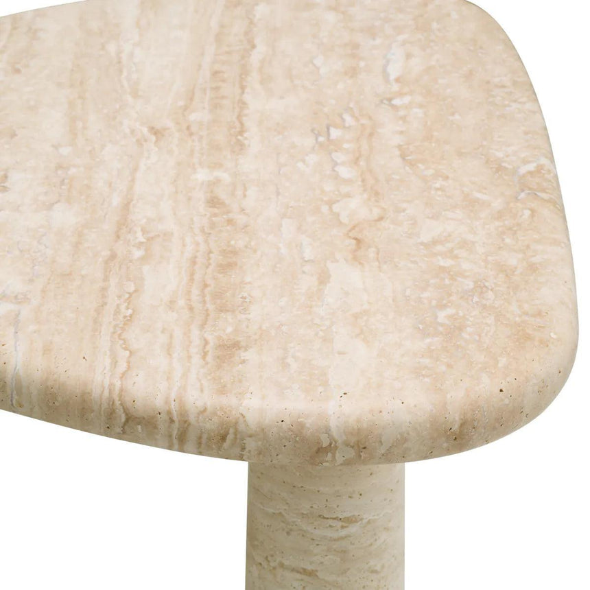 Larino limestone side table 62x59