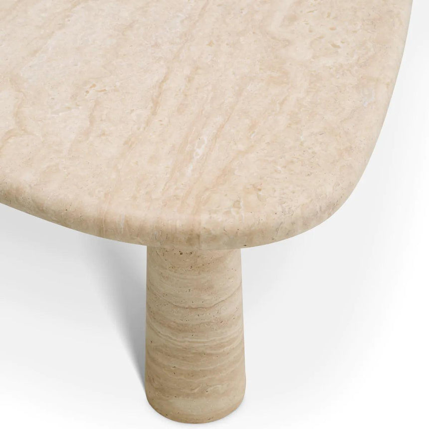 Larino limestone side table 76x72