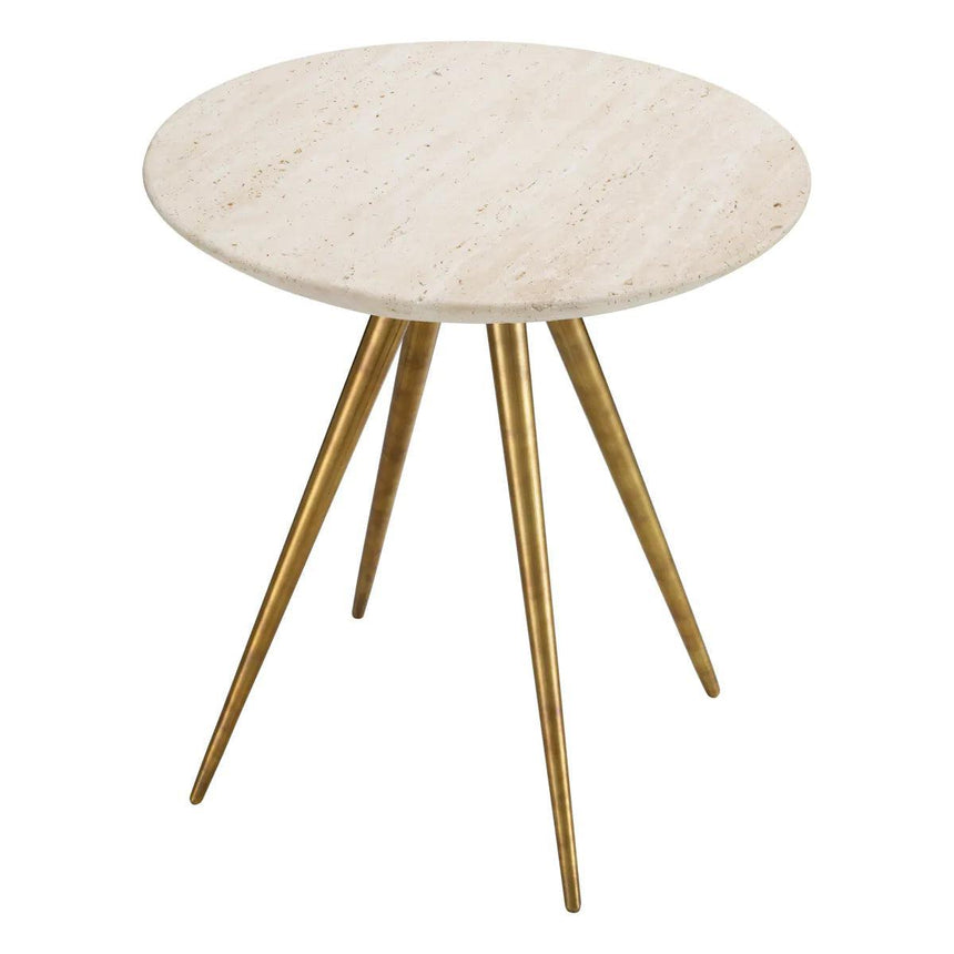 Ranco limestone side table