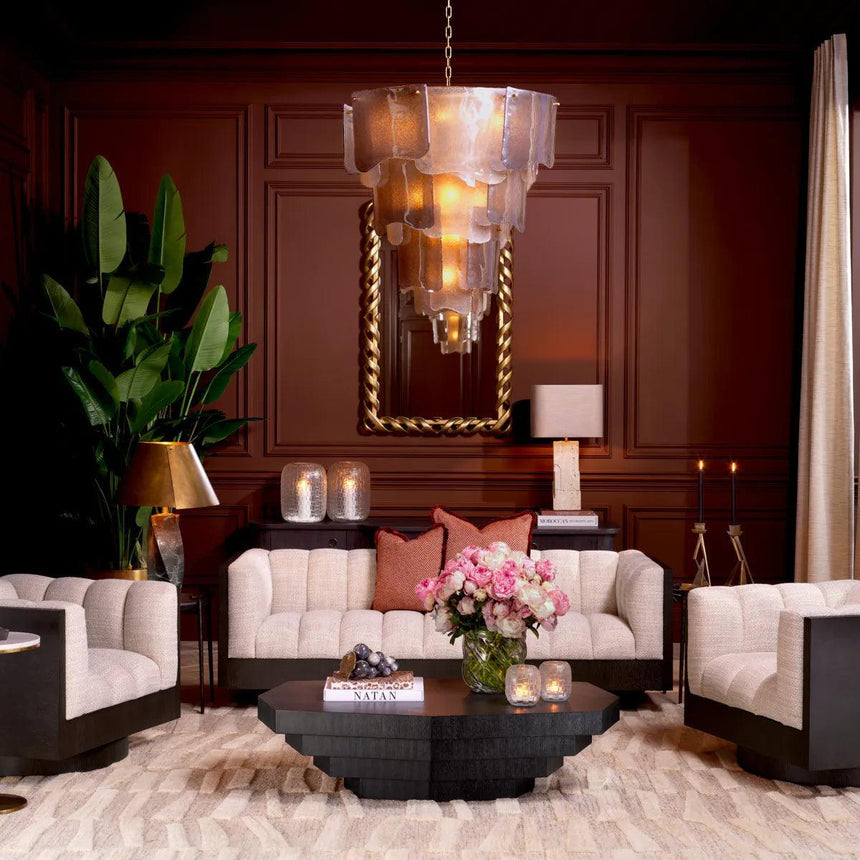 Asinara glass chandelier Ø83