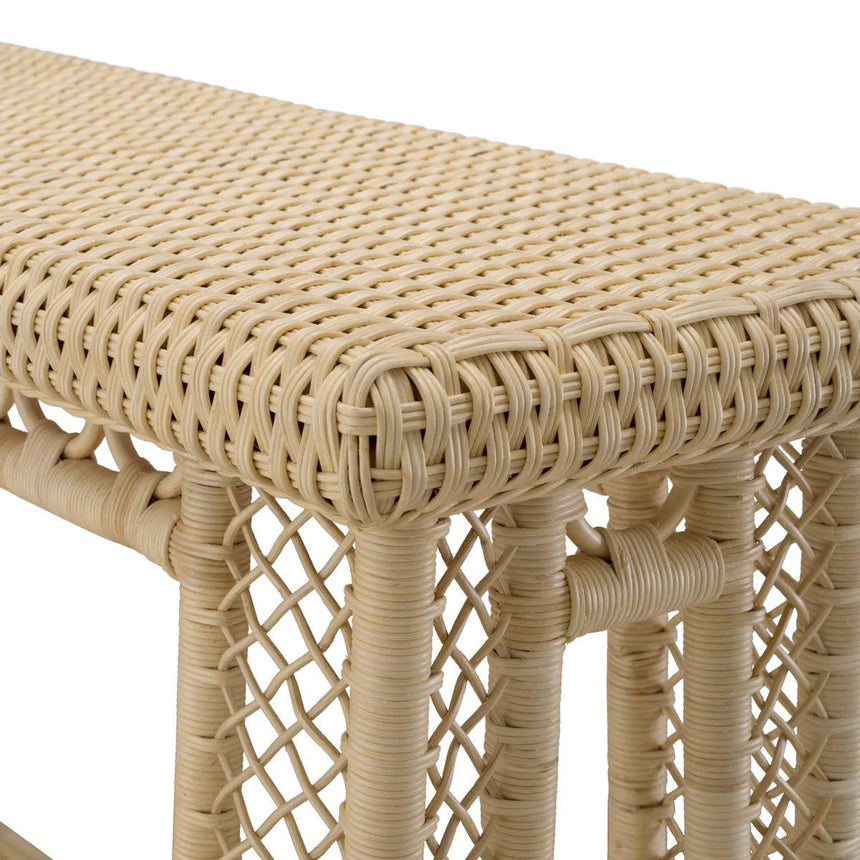 Saba rattan console table
