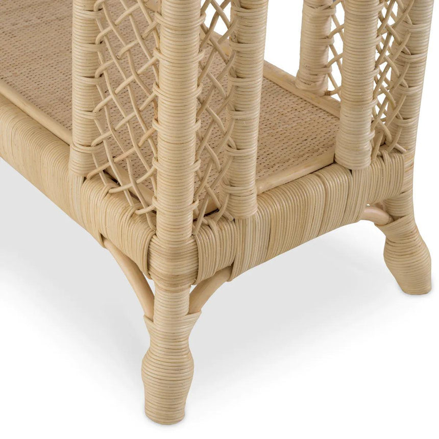 Saba rattan console table