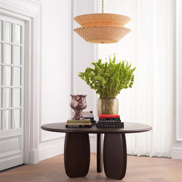 Jasper round metal flower pot medium