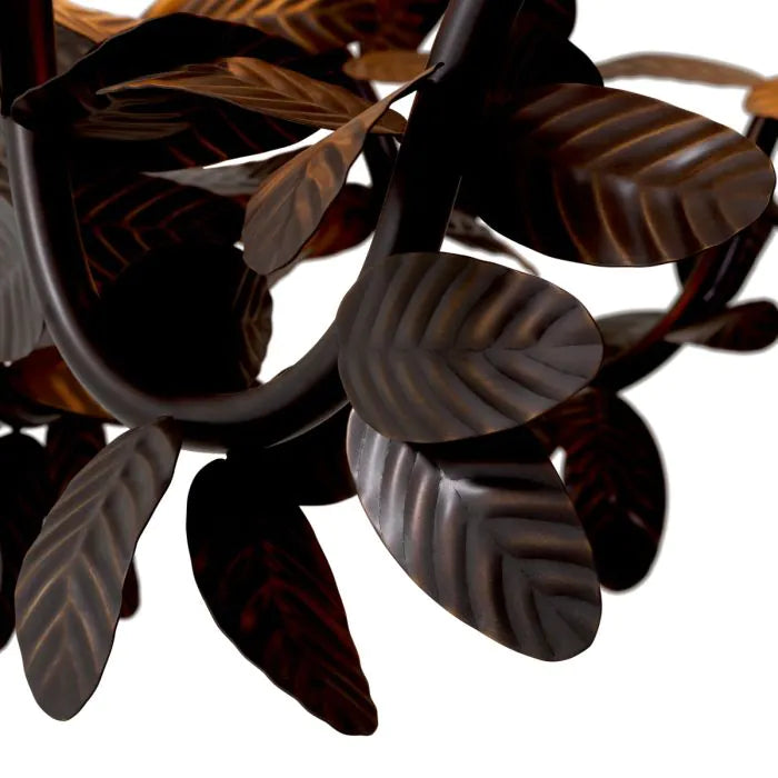 Jasper round metal flower pot medium