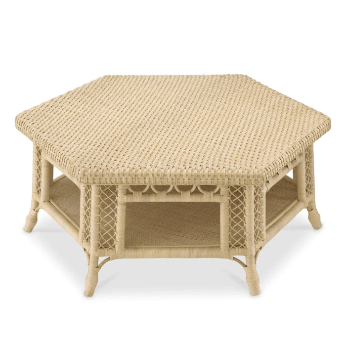 Saba rattan coffee table 120x105