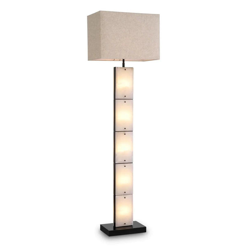 Ortiz plaster floor lamp