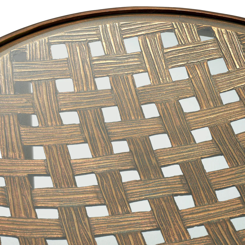 Sorrento glass side table