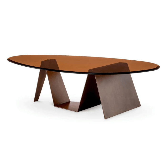 Lavello glass coffee table