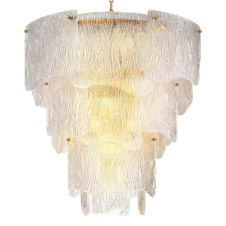 Asinara glass chandelier Ø83
