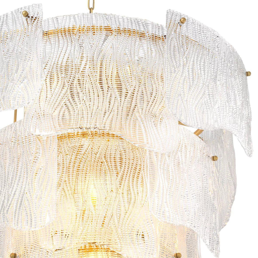Asinara glass chandelier Ø83