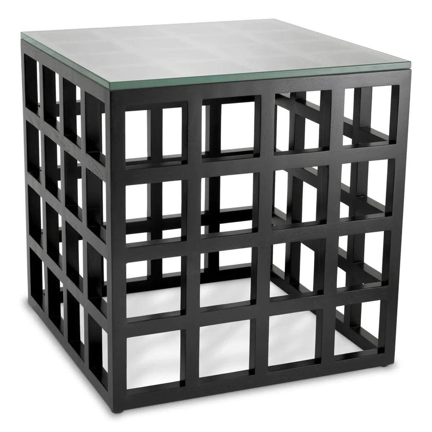 Cubico glass storage table