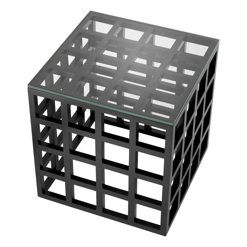 Cubico glass storage table