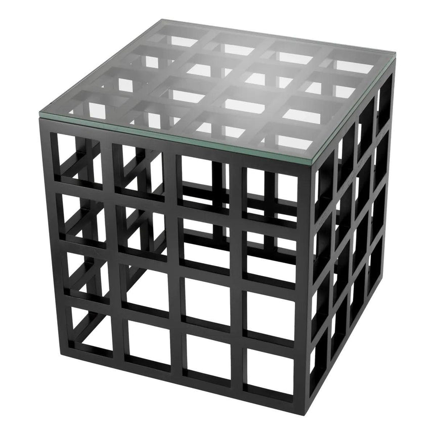 Cubico glass storage table