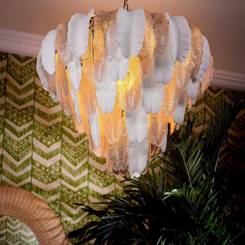 Saint Lucia glass chandelier Ø82