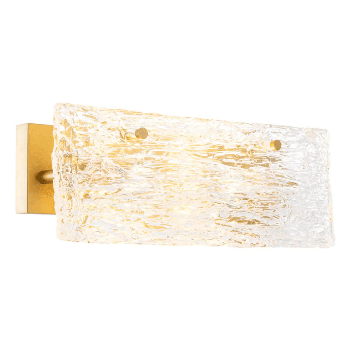 Almeria glass wall lamp