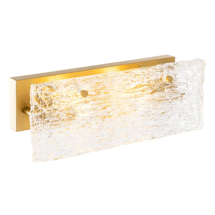 Almeria glass wall lamp