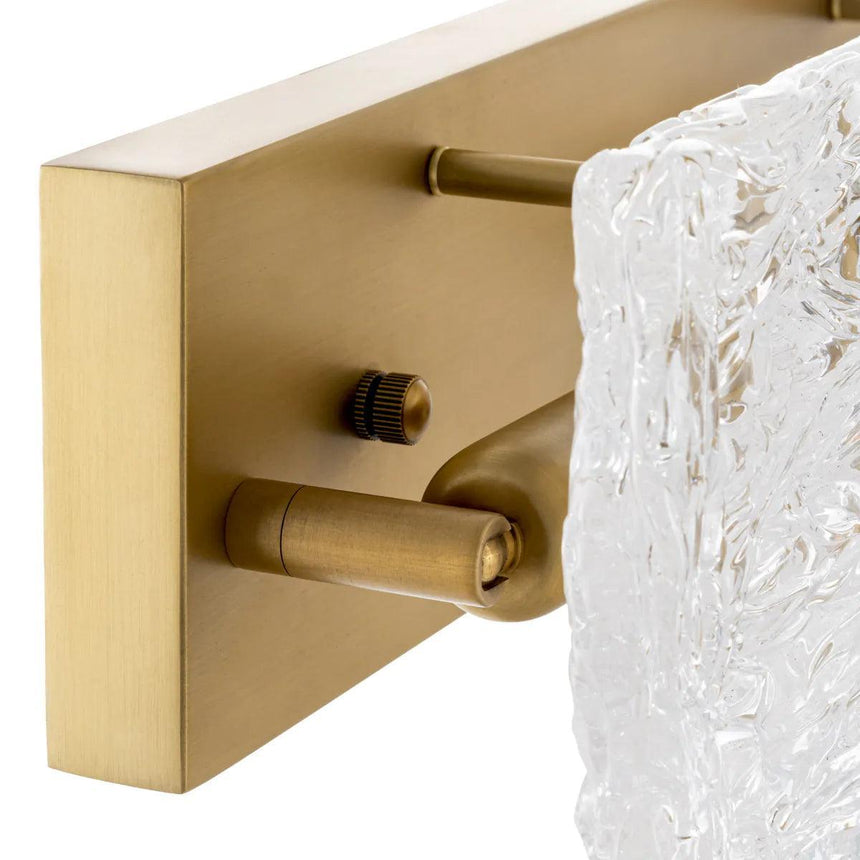 Almeria glass wall lamp