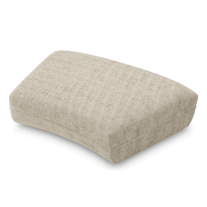 Grand Avenue fabric ottoman