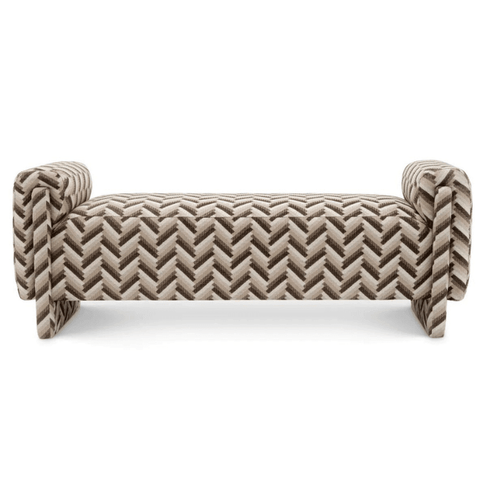 Del Vale fabric bench