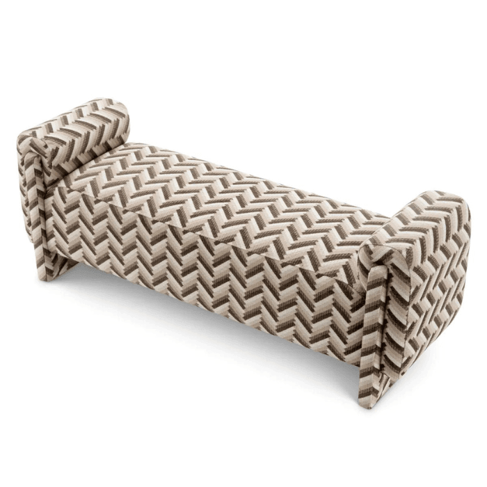 Del Vale fabric bench