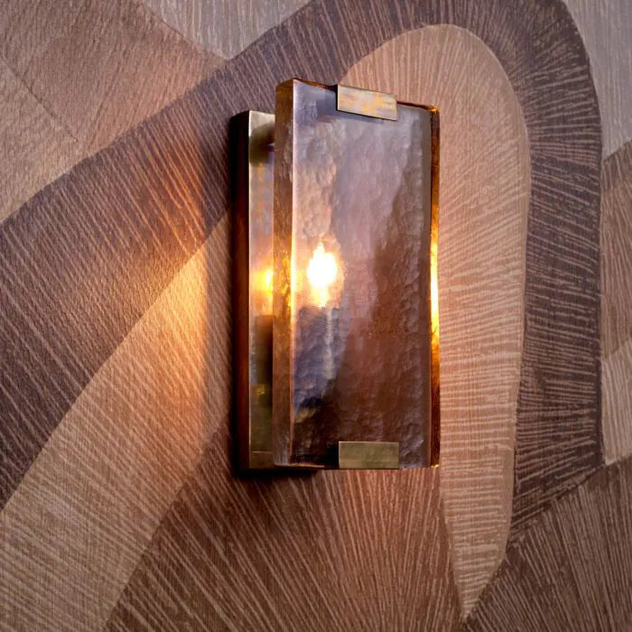 James glass wall lamp
