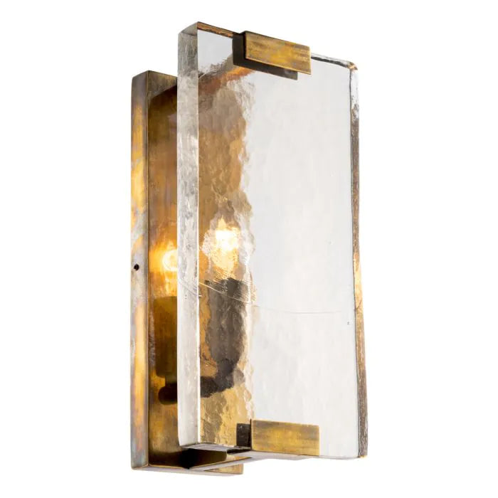James glass wall lamp
