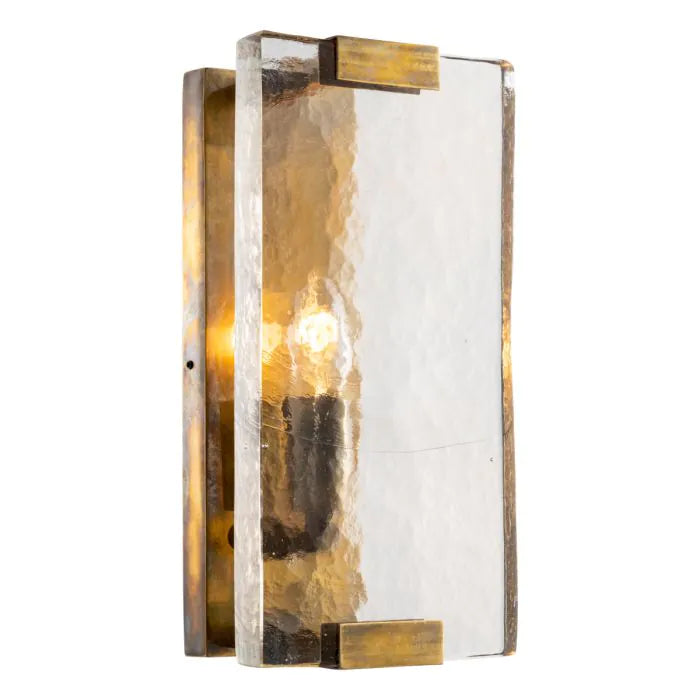 James glass wall lamp